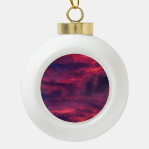 Boule En Céramique août rouge