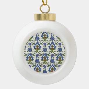 Boule En Céramique Arabe Traditionnel : Carrelage Iznik sans couture.