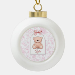 Boule En Céramique Ayla Conception personnalisée d'ours en peluche