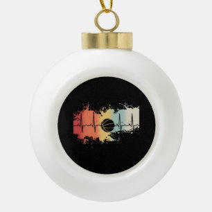 Boule En Céramique Basket-ball Retro Vintage