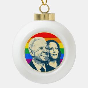 BOULE EN CÉRAMIQUE BIDEN HARRIS PRIDE BADGE GRAND