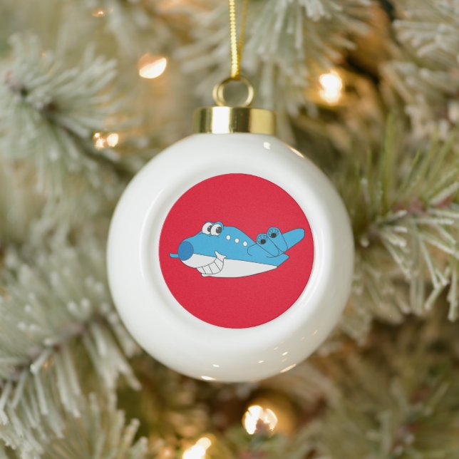 Boule En Céramique Billy Blue Christmas Collection ! (Arbre)