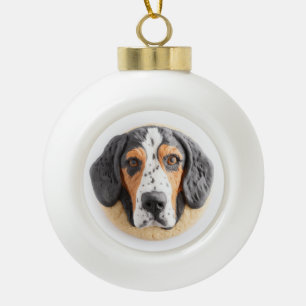 Boule En Céramique Bluetick Coonhound Dog 3D inspiré