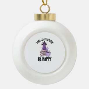 Boule En Céramique Boire Lire Livres Whimsigoth Halloween Design