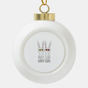 Boule En Céramique Bunny Squad Funny mignon animal de compagnie Rabbi