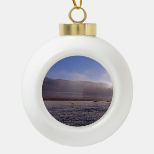 Boule En Céramique Carte Esthwie Water Winter Holiday Poster Photo B
