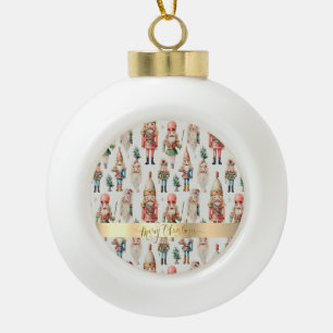 Boule En Céramique Casse-noisette Joyeux Noël Fêtes
