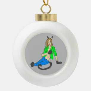 Boule En Céramique catgirl
