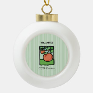 Boule En Céramique CCD Enseignant Merci, Apple
