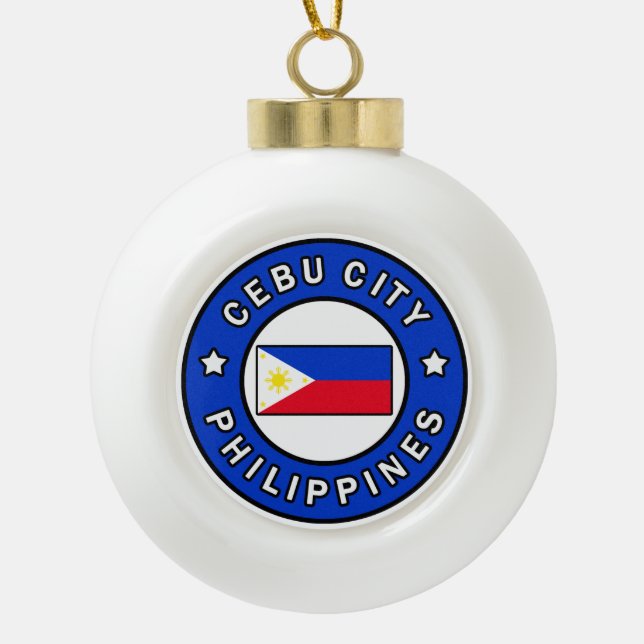 Boule En Céramique Cebu City Philippines (Devant)