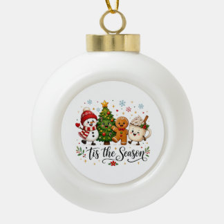 Boule En Céramique C'est la saison de Noël