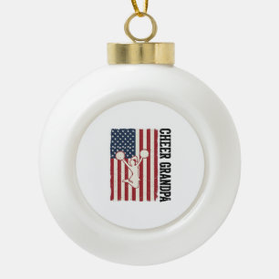 Boule En Céramique Chemise de conception de drapeau vintage patriotiq