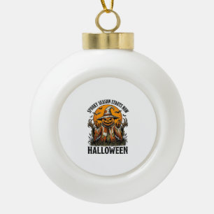 Boule En Céramique Chemise sorcière citrouille épouvantail Halloween