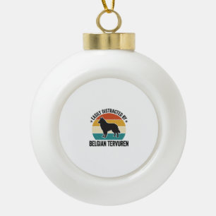 Boule En Céramique Chemise vintage pour amateur de Tervuren belge_1