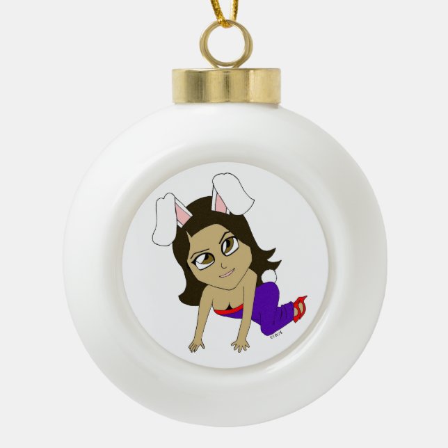 Boule En Céramique chibi bunnygirl (Devant)
