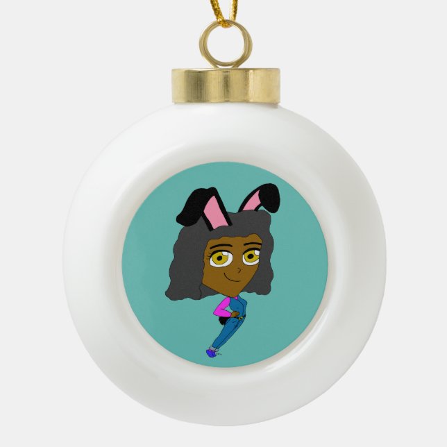 Boule En Céramique chibi bunnygirl (Devant)
