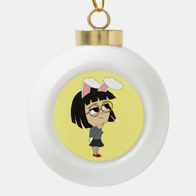 Boule En Céramique chibi bunnygirl (Devant)