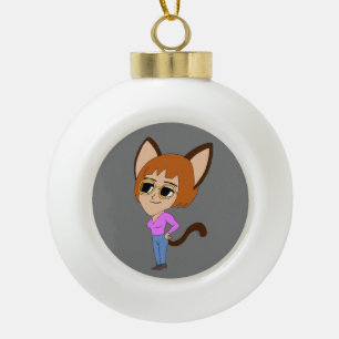 Boule En Céramique chibi catgirl
