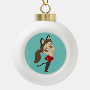 Boule En Céramique chibi catgirl