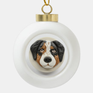 Boule En Céramique Chien de berger Australien Inspiré de la 3D