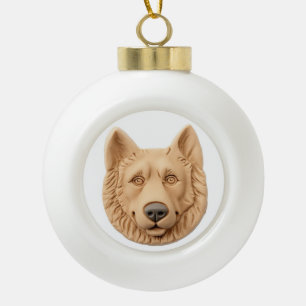 Boule En Céramique Chien de berger belge 3D Inspiré
