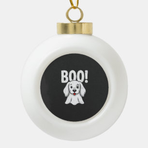 Boule En Céramique Chien d'Halloween Boo Conception de chiot mignon f