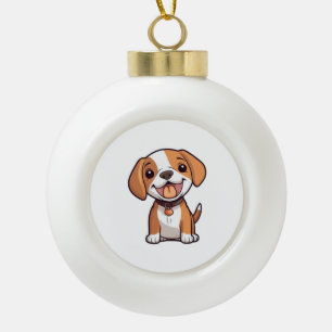 Boule En Céramique Chiot Beagle Kawaii