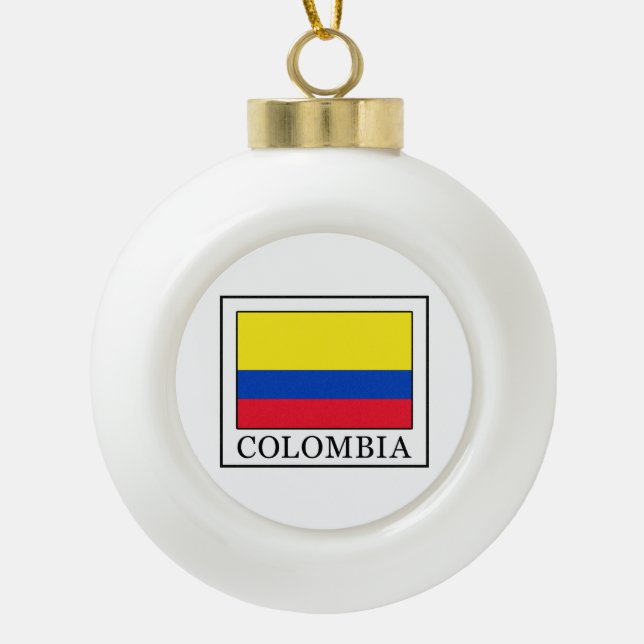Boule En Céramique Colombie (Devant)