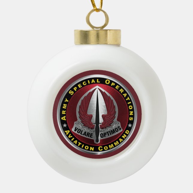 Boule En Céramique Commandement aérien des opérations spéciales de l' (Devant)