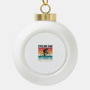 Boule En Céramique Conception de T-Shirt de Papa Cycliste Vintage pou