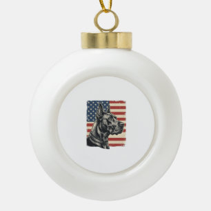 Boule En Céramique Conception de vecteur de drapeau patriotique Grand