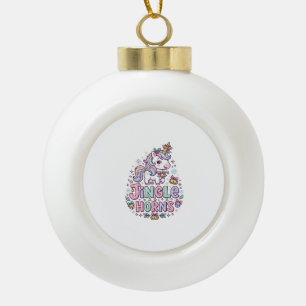 Boule En Céramique Corne de Licorne Carillonnante Vêtement Charmant G