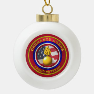 Boule En Céramique Corps de commandement de l'Armée de terre Vétéran