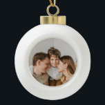 Boule En Céramique Create Your Own Photo Custom Picture DIY<br><div class="desc">Create something truly meaningful with a custom design made just for you. Add your favorite photo to transform a special moment into a personal keepsake that tells your story. Whether it’s a cherished memory, a loved one, or a moment that makes you smile, your image is printed with care to...</div>