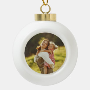 Boule En Céramique Créez Votre Propre Photo Personnalisée Maman et Mo