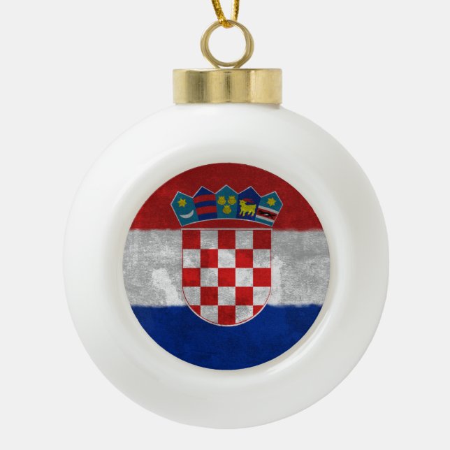 Boule En Céramique Croatie (Devant)