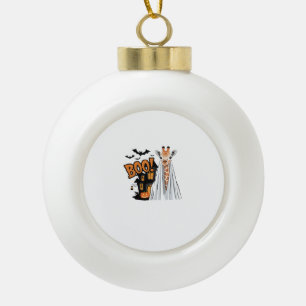 Boule En Céramique Cute Giraffe Boo Amusant Costume d'Halloween Zoo L