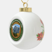 Boule En Céramique De dôme de Noël centennal de parc national demi (Droite)
