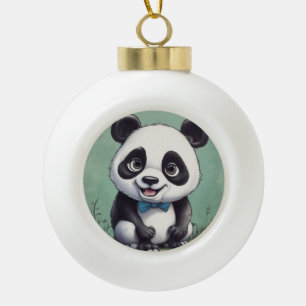 Boule En Céramique Dessin de Panda