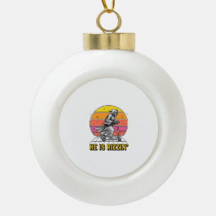 Boule En Céramique Dessin de T-shirt de scooter de moissonneur drôle