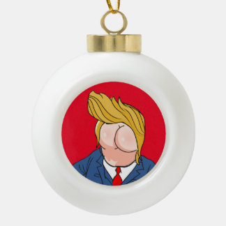 Boule En Céramique Donald Rump contre Trump