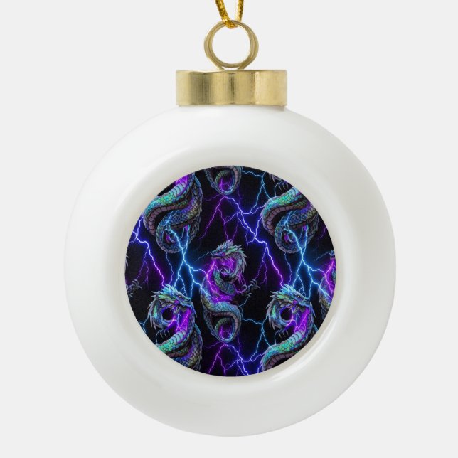 Boule En Céramique Dragon (Devant)