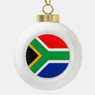 Boule En Céramique Drapeau Afrique du Sud