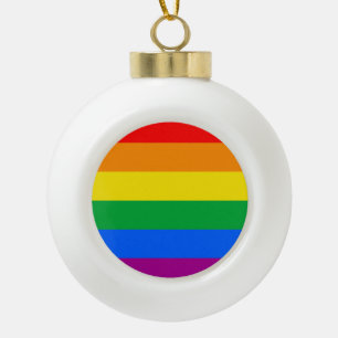 Boule En Céramique Drapeau de fierté arc-en-ciel LGBTQ+
