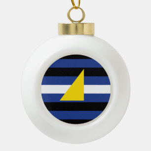 Boule En Céramique Drapeau de fierté des sports aquatiques