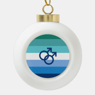 Boule En Céramique Drapeau de fierté gay MLM