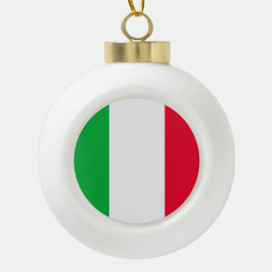 Boule En Céramique Drapeau de l'Italie