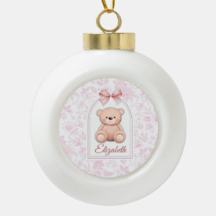 Boule En Céramique Elizabeth Conception personnalisée d'ours en pel