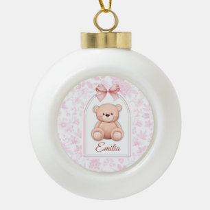 Boule En Céramique Émilie Conception personnalisée d'ours en peluch