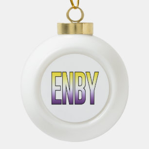 Boule En Céramique ENBY - Non binaire